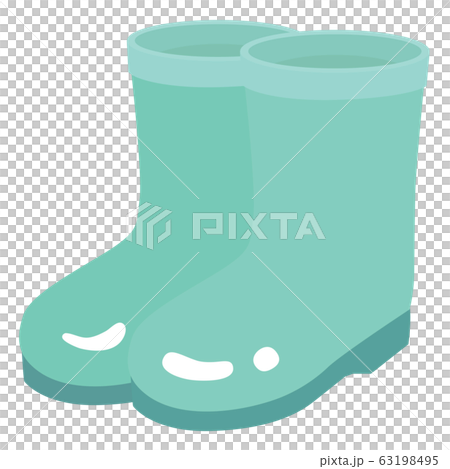 緑の長靴のイラスト 63198495