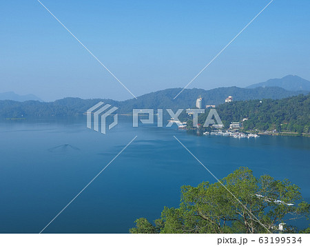 台湾・日月潭 景聖楼湖畔飯店からの眺め Sun Moon Lake, Nantou, Taiwan 63199534