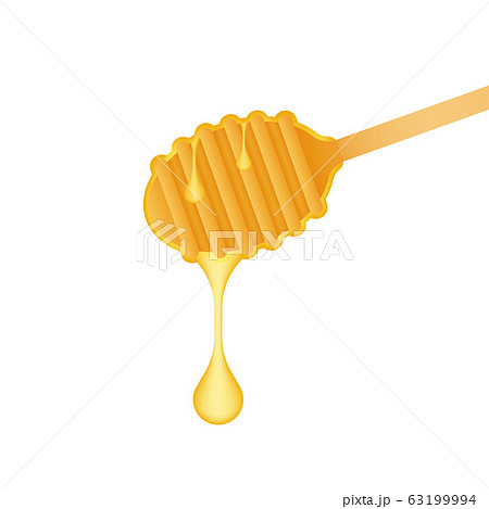Wooden Spoon for liquid sweetness. Honey Dipper. 63199994