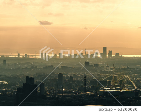 関東平野・横浜 みなとみらい方面 遠景 Yokohama & Kanto Plain, Japan 関東平野・横浜 みなとみらい方面 遠景 Yokohama & Kanto Plain, Japan 63200030