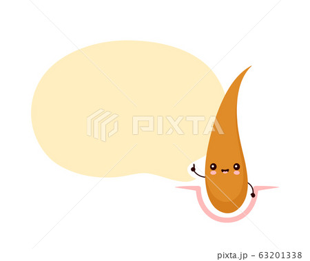 Strong healthy hair with speech bubble character Strong healthy hair with speech bubble character 63201338