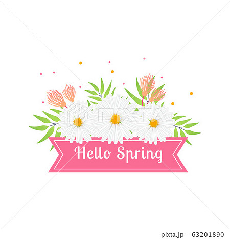 Hello Spring template banner Hello Spring template banner 63201890
