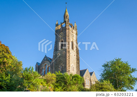 Parish Church tower on the hills of Tarbert Parish Church tower on the hills of Tarbert 63203221
