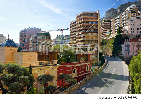 View of Monaco cityscape. Cote d'azur. 63204440