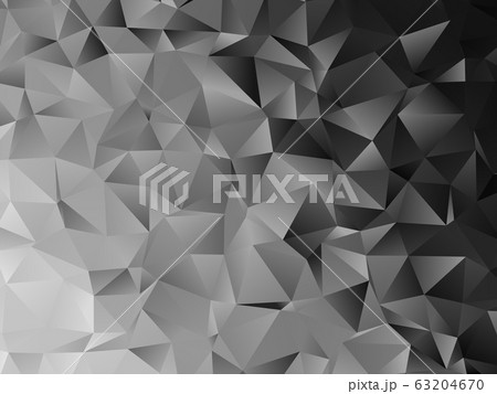 Shades of grey low poly background. Geometric vector illustration mosaic made of triangles 63204670