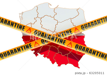 Quarantine in Poland concept 63205011