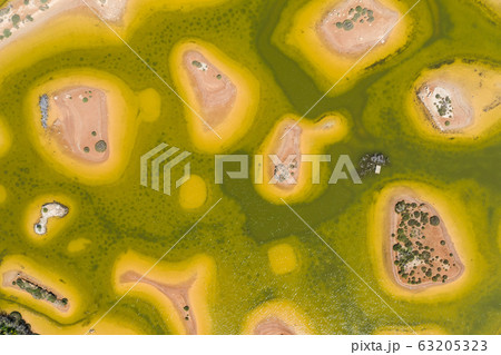 Aerial view of the Ghadira Natur Reserve,Malta Aerial view of the Ghadira Natur Reserve,Malta 63205323