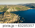 Aerial view of nature landscape of Ghajn Tuffieha 63205357