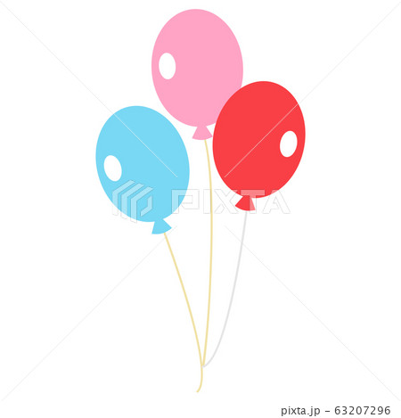風船3のイラスト素材