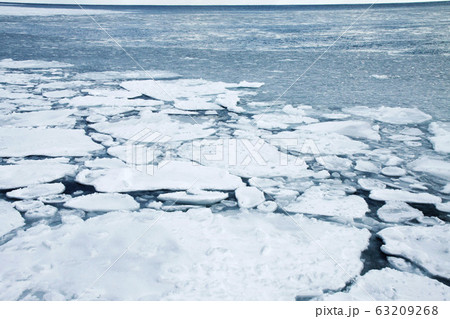 オホーツク海の流氷 オホーツク海の流氷 63209268