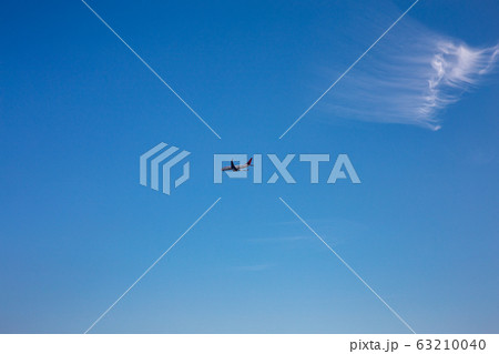 空 風景 飛行機 63210040