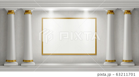 Antique columns set, figured pillars balustrade Antique columns set, figured pillars balustrade 63211701