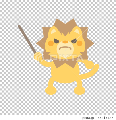 指著棍子獅子生氣 指著棍子獅子生氣 63213527