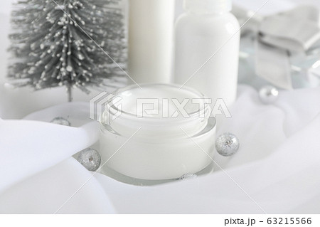 Set cosmetics, jar of winter cream for skin on 63215566