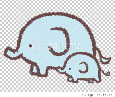 大象和孩子 63216957