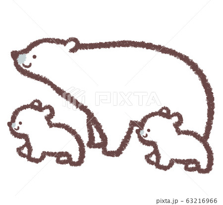 シロクマ親子2 シロクマ親子2 63216966