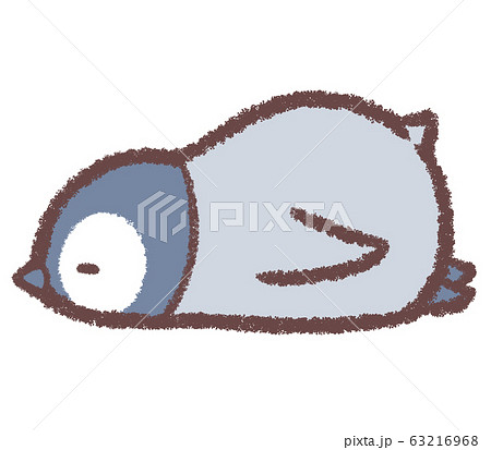 ペンギンヒナ眠る ペンギンヒナ眠る 63216968