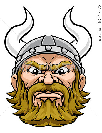Viking Warrior Mascot Cartoon Viking Warrior Mascot Cartoon 63217578