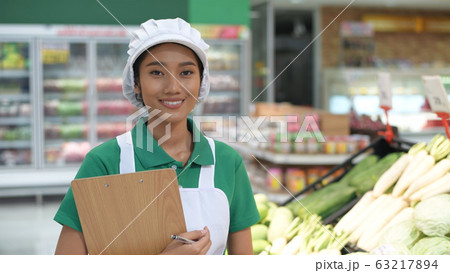 Shopping concepts. The woman is checking the 63217894