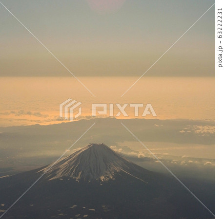 朝の富士山 朝の富士山 63222231