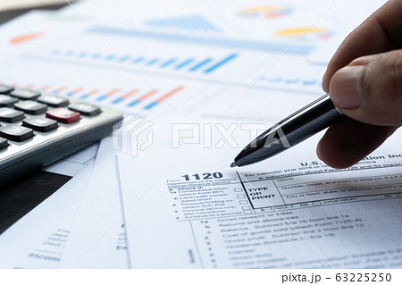 United state 1120 form individual tax return form with pen United state 1120 form individual tax return form with pen 63225250