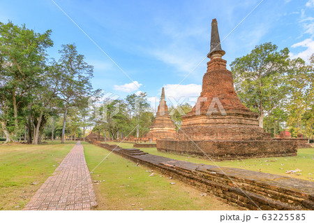 Wat Phra That temple in Kamphaeng Phet Historical Wat Phra That temple in Kamphaeng Phet Historical 63225585