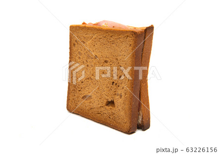 sandwiches with ham isolated 63226156