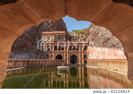 Galta Ji Complex in Jaipur, India, also known as 63229814