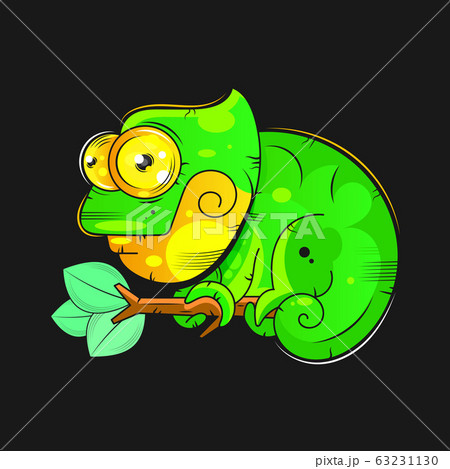 Chameleon Vector Illustration Suitable For Chameleon Vector Illustration Suitable For 63231130