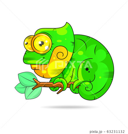 Chameleon Vector Illustration Suitable For 63231132