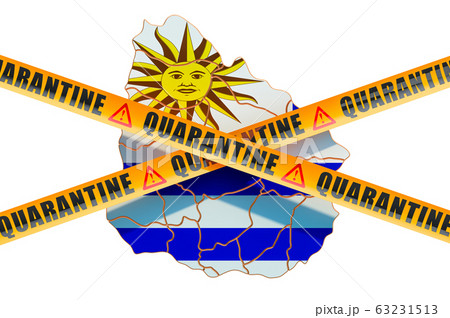 Quarantine in Uruguay concept Quarantine in Uruguay concept 63231513
