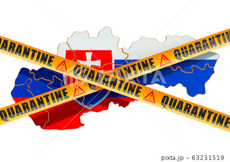 Quarantine in Slovakia concept 63231519
