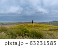 Tourist making photo of scenic Island of Mull landscape 63231585