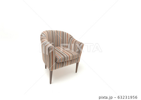 Classic soft chair. Isolated on white background 63231956
