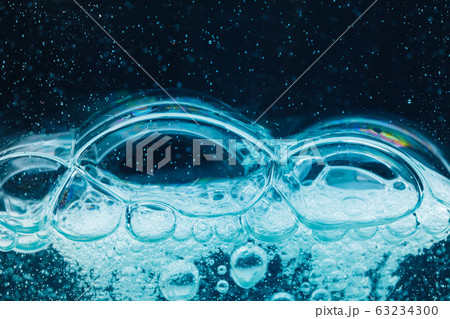 abstract liquid soap bubbles blue background abstract liquid soap bubbles blue background 63234300