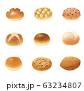 ほんわかパン９種類 63234807