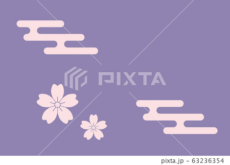桜 花柄 春 ポストカード 和柄 桜 花柄 春 ポストカード 和柄 63236354