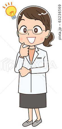 医師 薬剤師 医者 女性 女医 かわいい イラスト マンガ キャラクターのイラスト素材