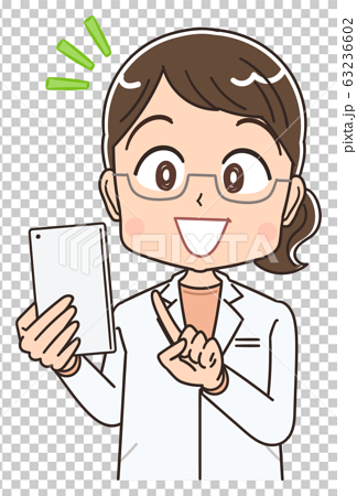 医師 薬剤師 医者 女性 女医 かわいい イラスト マンガ キャラクターのイラスト素材