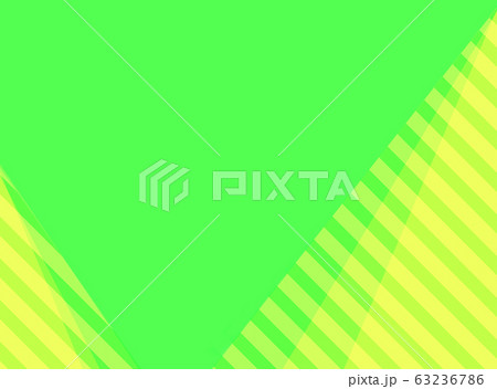 薄い黄緑と黄色の斜めストライプと無地のコピースペースの背景のイラスト素材