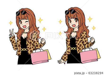 買い物をする女性① 買い物をする女性① 63238294