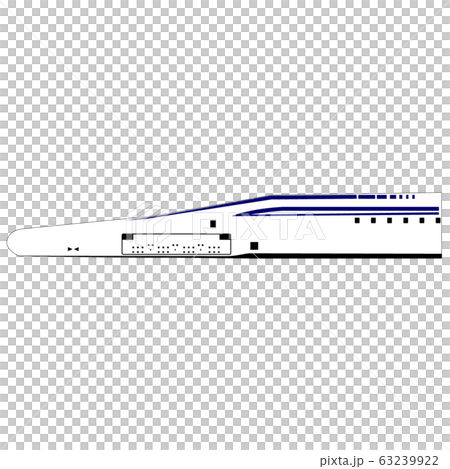 リニア新幹線 新幹線l０系のイラスト素材
