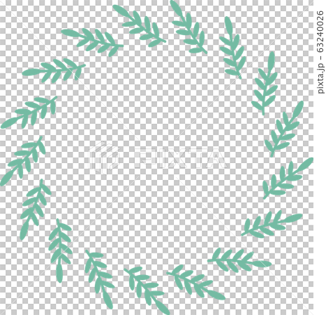 Spring, grass, leaves, frame, speech bubble, copy space 63240026