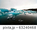 アイスランドの氷河湖 63240468