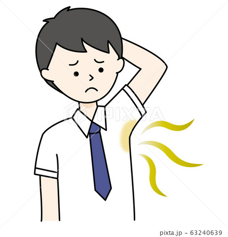 わきがに悩む男子　高校生　サラリーマン 63240639