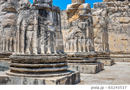 Columns of the Temple of Apollo at Didyma, Turkey Columns of the Temple of Apollo at Didyma, Turkey 63243537