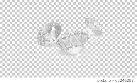 ダイヤモンド　バックグランド白系 CG 63246298
