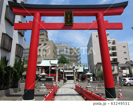 台東区の浅草 鷲神社(大鳥居・小鳥居・御社殿・参道) 台東区の浅草 鷲神社(大鳥居・小鳥居・御社殿・参道) 63249531