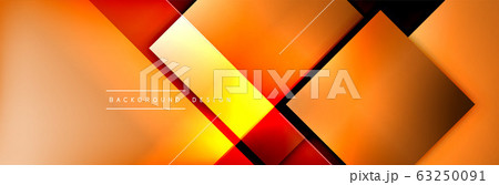 Square shapes composition geometric abstract background. 3D shadow effects and fluid gradients. Modern overlapping forms Square shapes composition geometric abstract background. 3D shadow effects and fluid gradients. Modern overlapping forms 63250091