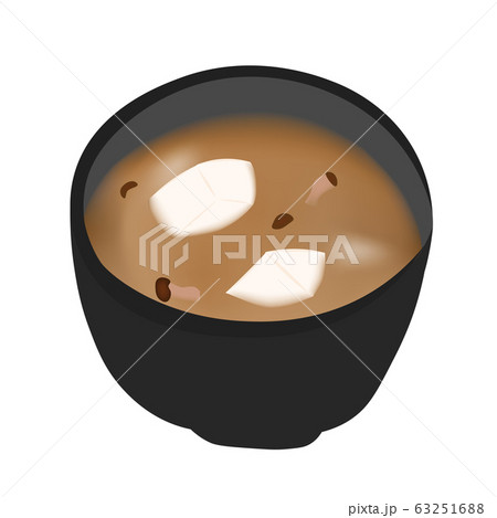 味噌汁（赤味噌） 63251688